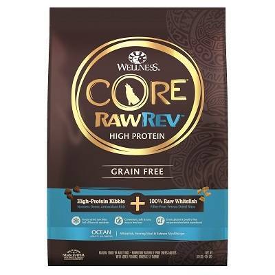 Wellness Dog Core RawRev: Ocean Grain-Free Dry Dog Food 10lb