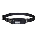 Red Dingo Dog Martingale Collar Black (15mm x 24-36cm)