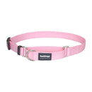 Red Dingo Dog Martingale Collar Pink (15mm x 24-36cm)