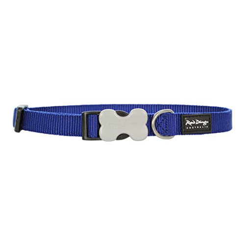 Red Dingo Dog Collar Blue (15mm x 24-36cm)