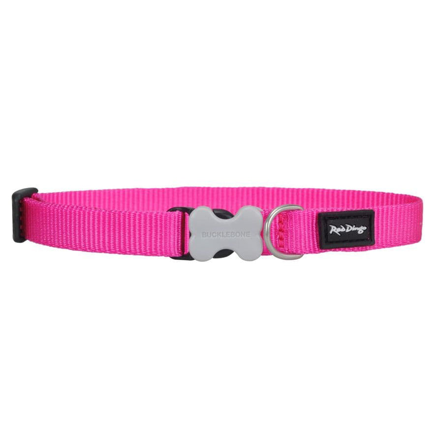 Red Dingo Dog Collar Hot Pink L