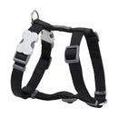 Red Dingo Dog Plain Harness Black 15mm