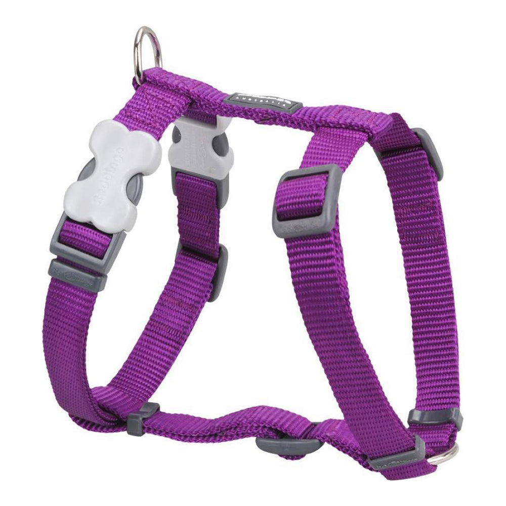 Red Dingo Dog Plain Harness Purple S 12mm