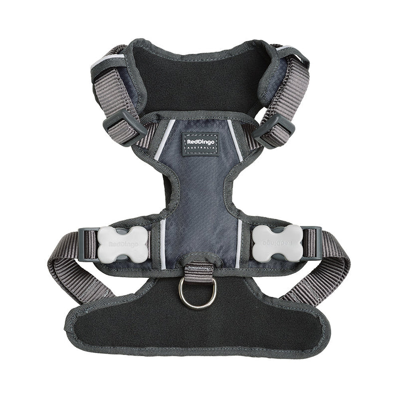 Red Dingo Padded Harness Grey XL