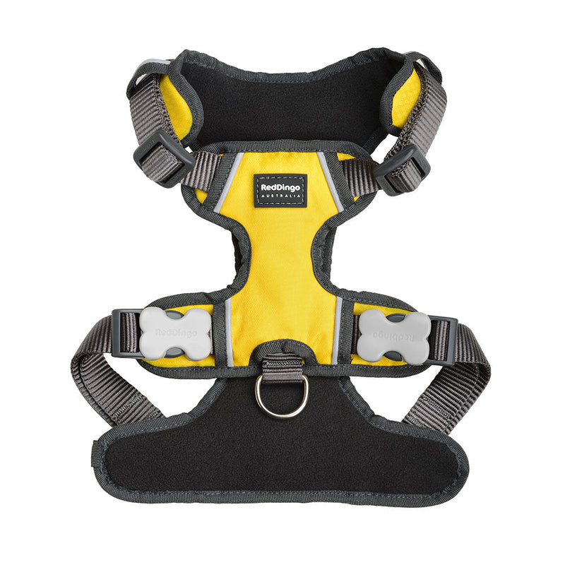 Red Dingo Padded Harness Yellow XL