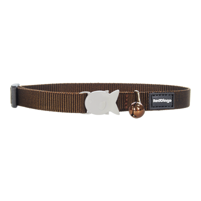 Red Dingo Cat Collar Classic Brown