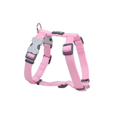 Red Dingo Dog Plain Harness Pink 15mm