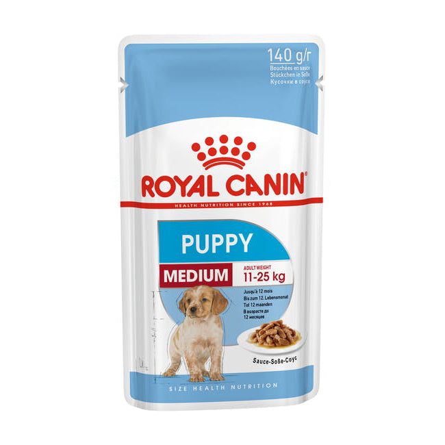 Royal Canin Canine - Medium Puppy Pouch Dog Food 140g