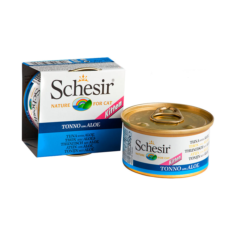 Schesir Nature Tuna with Aloe in Jelly For Kitten 85g