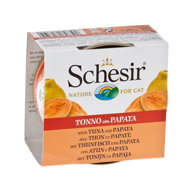 Schesir Nature Tuna with Papaya For Cat 75g