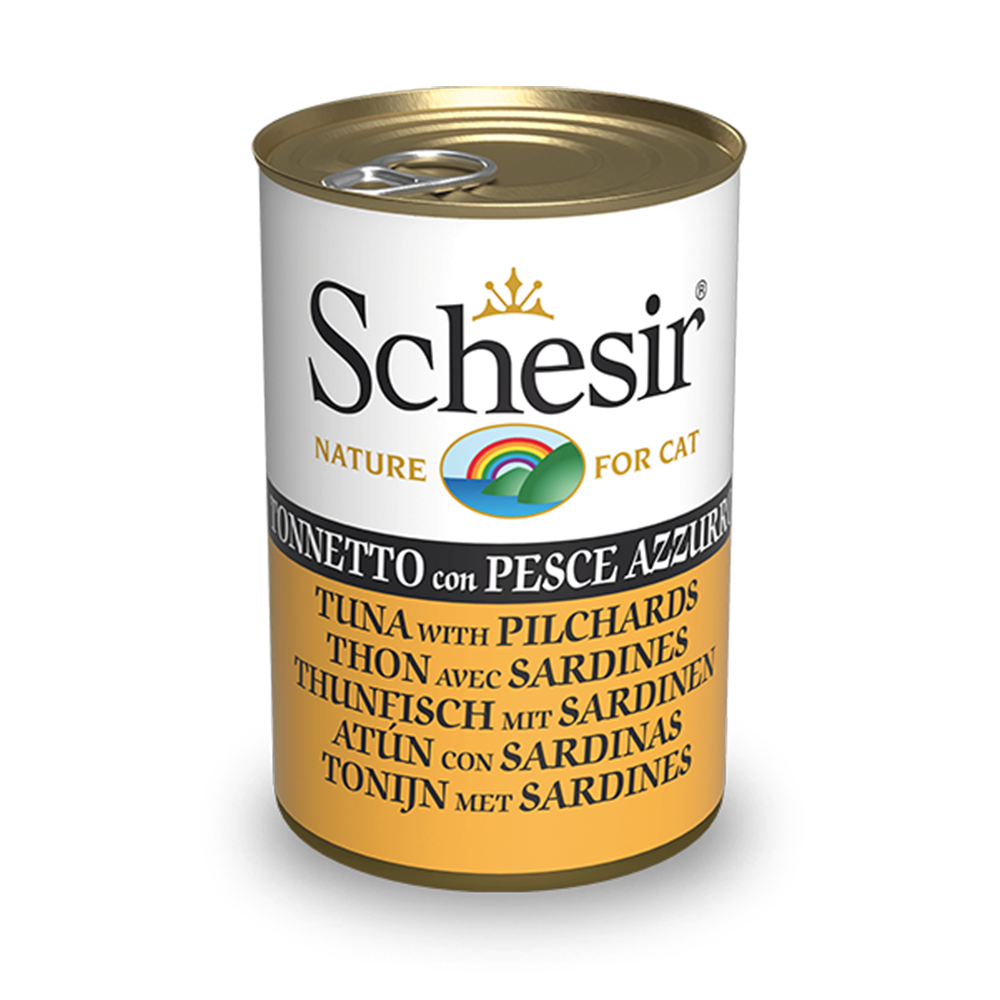 Schesir Nature Tuna with Pilchards for Cats 140g