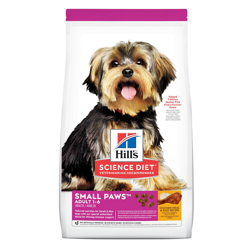 Hill's Science Diet Canine Adult Small & Toy Breed Small Paws 15.5lb