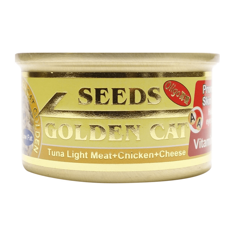 Seeds Golden Cat Tuna + Chicken + Cheese 80g