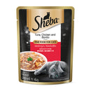 MISC FOC Sheba Pouch Cat Tuna, Chicken & Bonito 70g