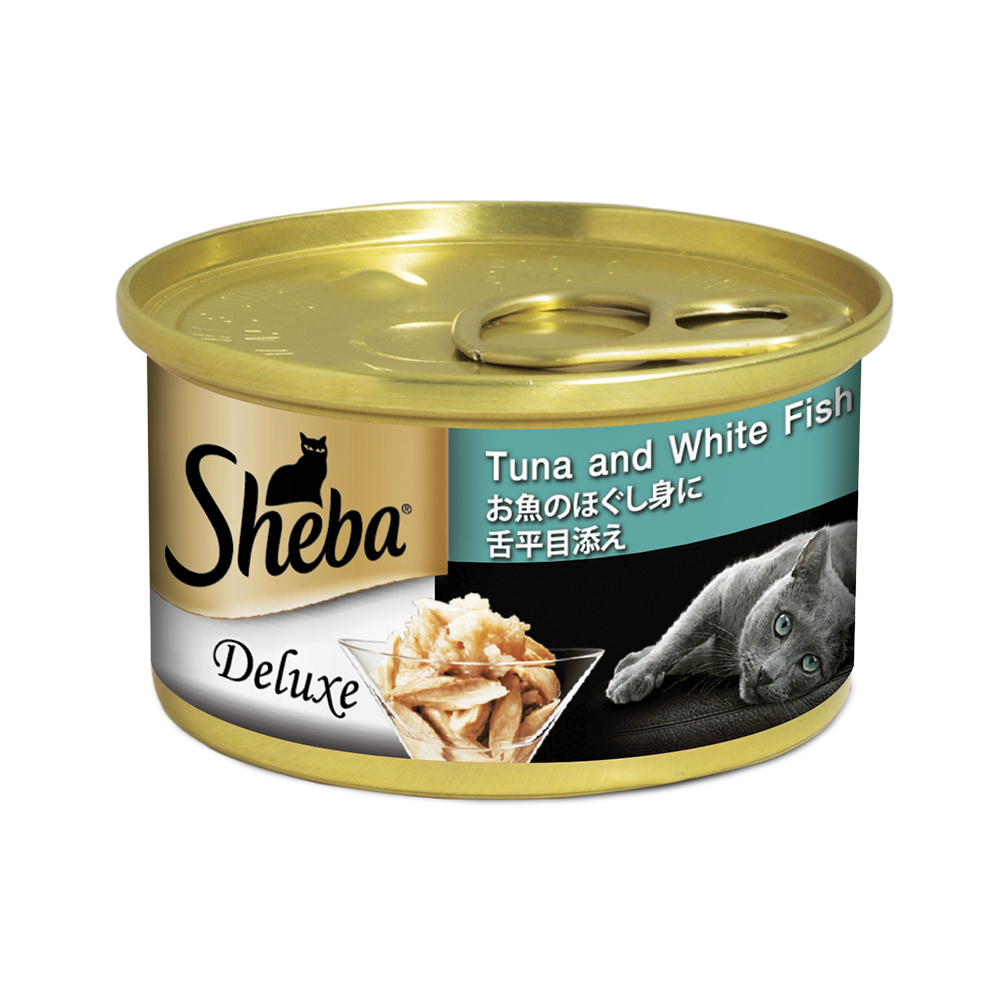 Sheba Tuna and White Fish in Gravy 85g