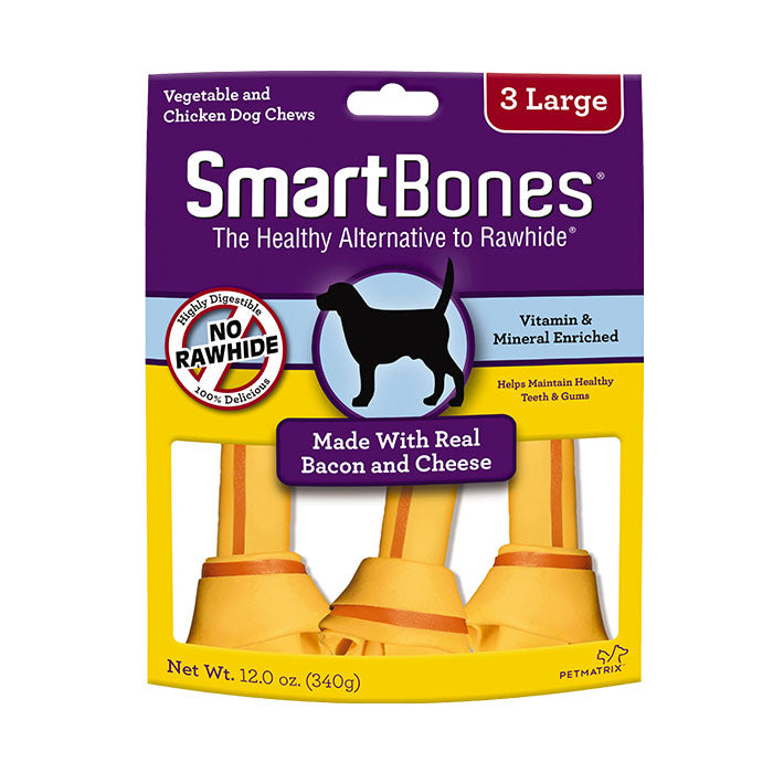 SmartBones Bacon & Cheese Large 3pcs