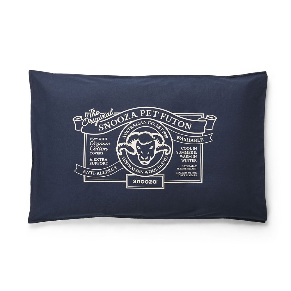 Snooza Futon Cover Organic Mini Blue