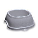 Stefanplast Break 3 Square Bowl Stone Grey 22cm x 22cm x H8cm