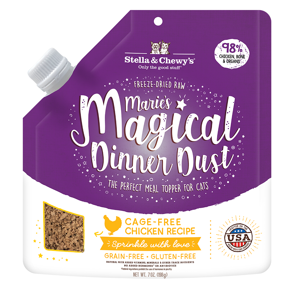 Stella & Chewy's Cat Marie's Magical Dinner Dust - Cage-Free Chicken Recipe 7oz