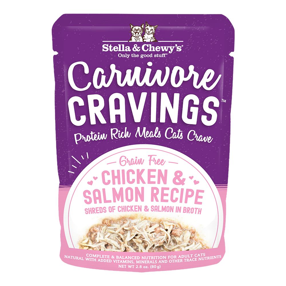Stella & Chewy's Cat Wet Food Carnivore Cravings Chicken & Salmon 2.8oz