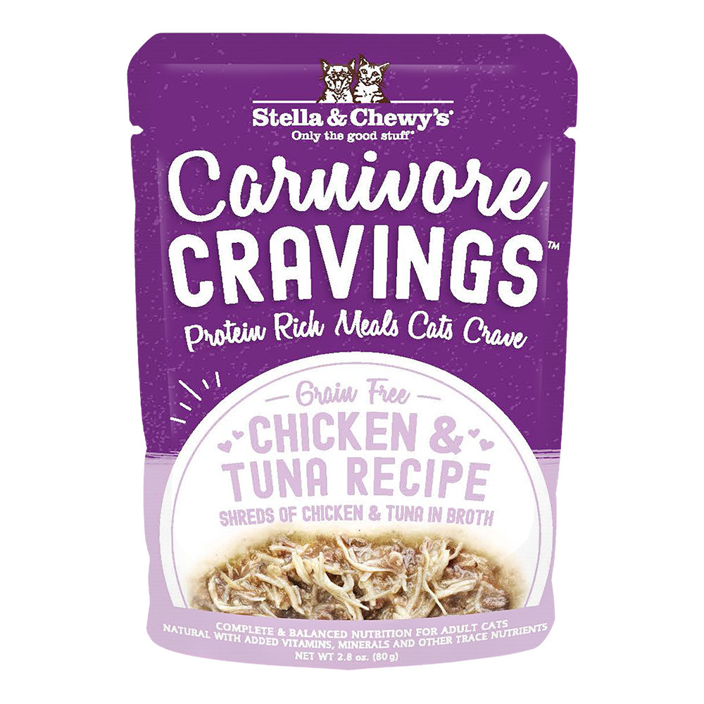 Stella & Chewy's Cat Wet Food Carnivore Cravings Chicken & Tuna 2.8oz
