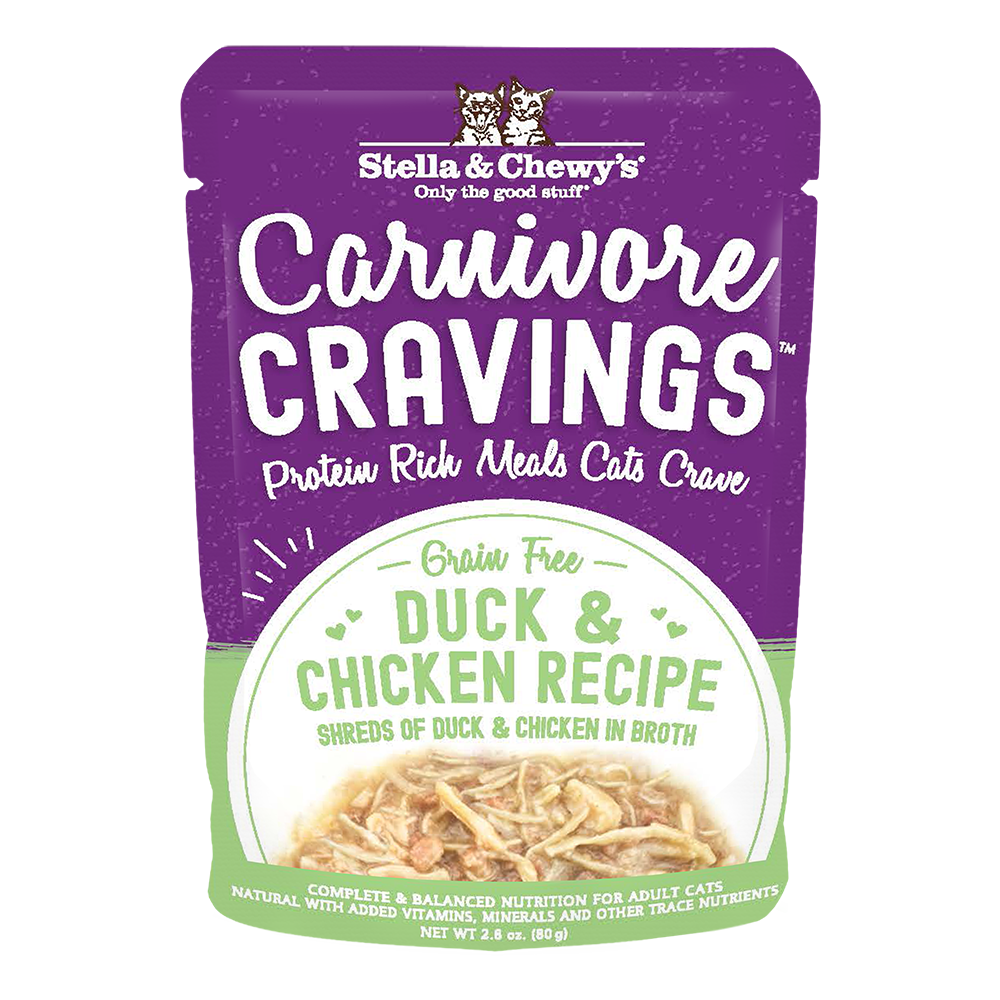 Stella & Chewy's Cat Wet Food Carnivore Cravings Duck & Chicken 2.8oz