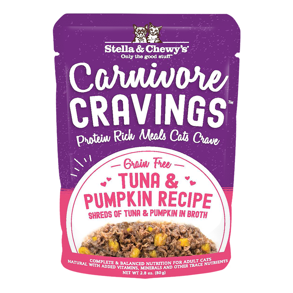 Stella & Chewy's Cat Wet Food Carnivore Cravings Tuna & Pumpkin 2.8oz