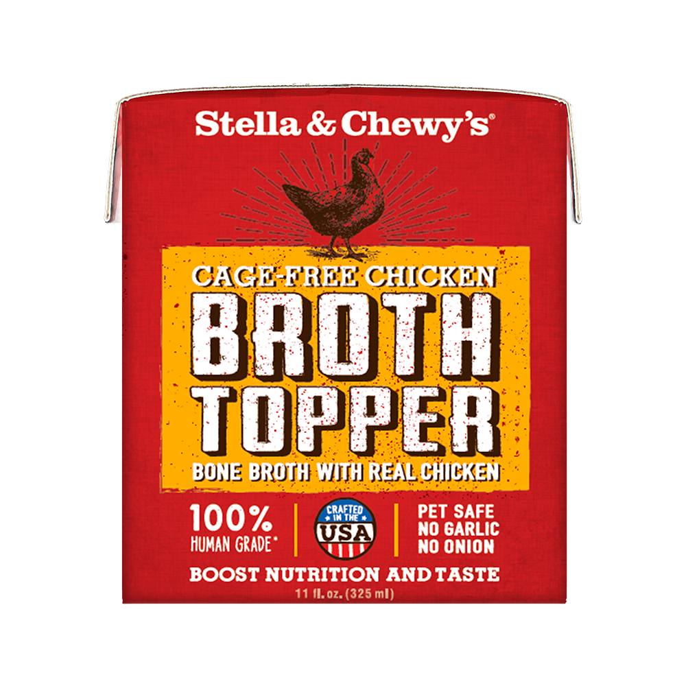Stella & Chewy's Dog Broth Topper Cage-Free Chicken 11oz