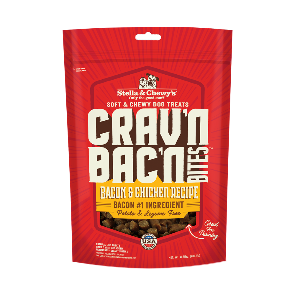 Stella & Chewy's Dog Crav'n Bac'n Bites - Bacon & Chicken 8.25oz
