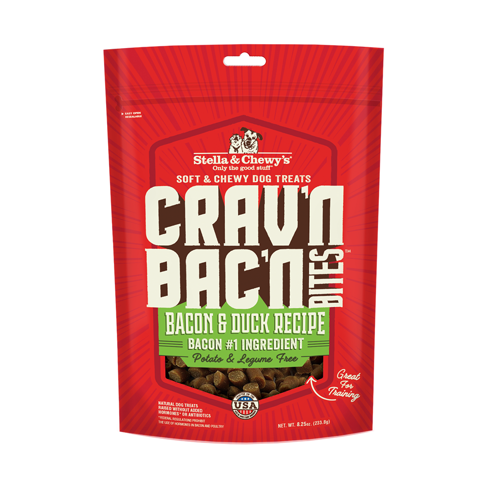 Stella & Chewy's Dog Crav'n Bac'n Bites - Bacon & Duck 8.25oz