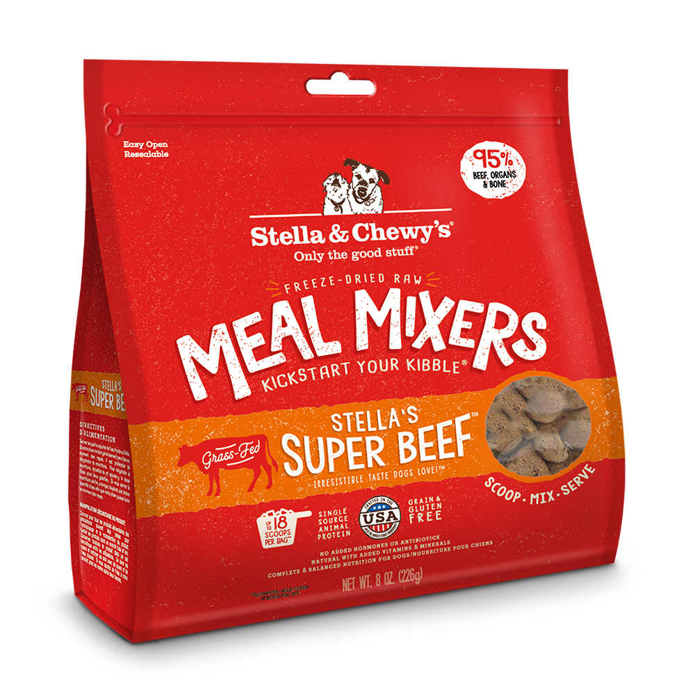 Stella & Chewy's Dog Freeze-Dried Meal Mixers - Super Beef 8oz