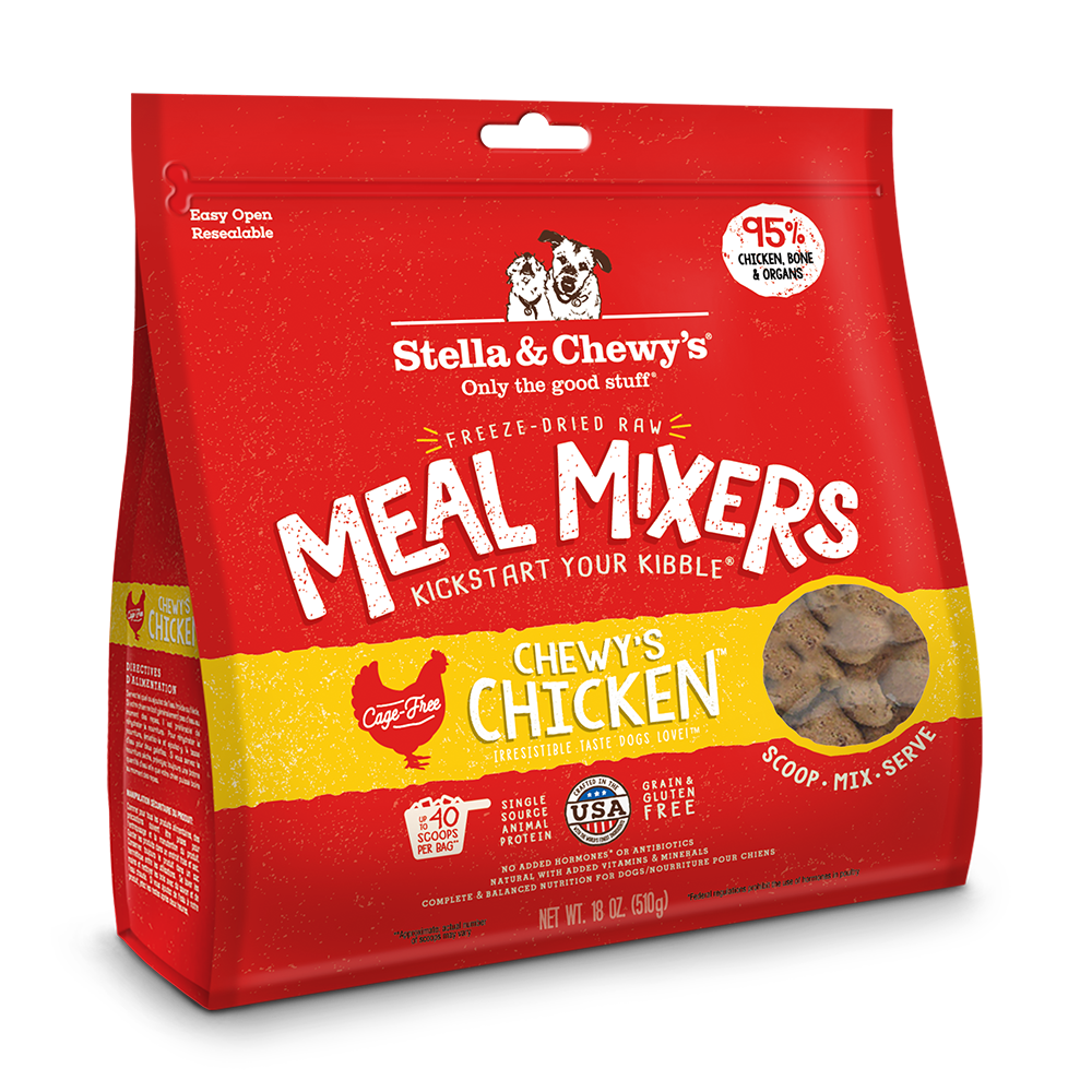 Stella & Chewy's Dog Freeze-Dried Meal Mixers - Chewy's Chicken 18oz