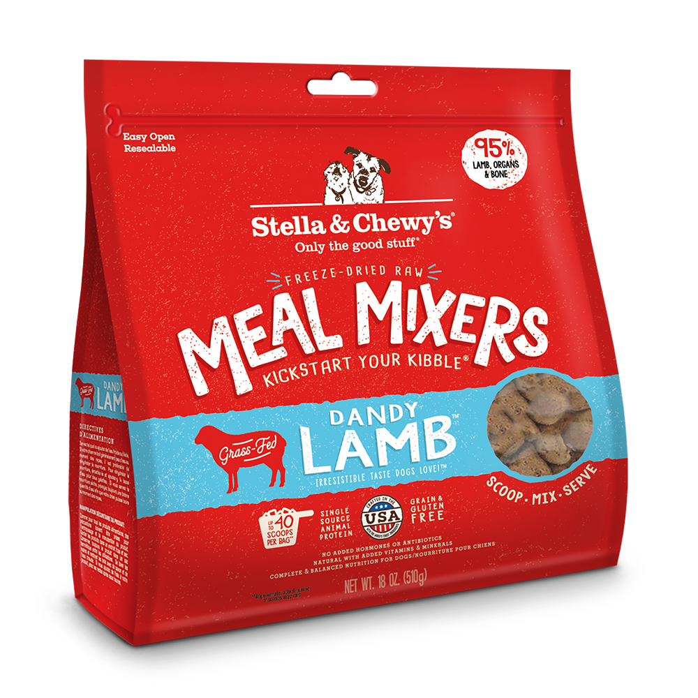 Stella & Chewy's Dog Freeze-Dried Meal Mixers - Dandy Lamb 18oz