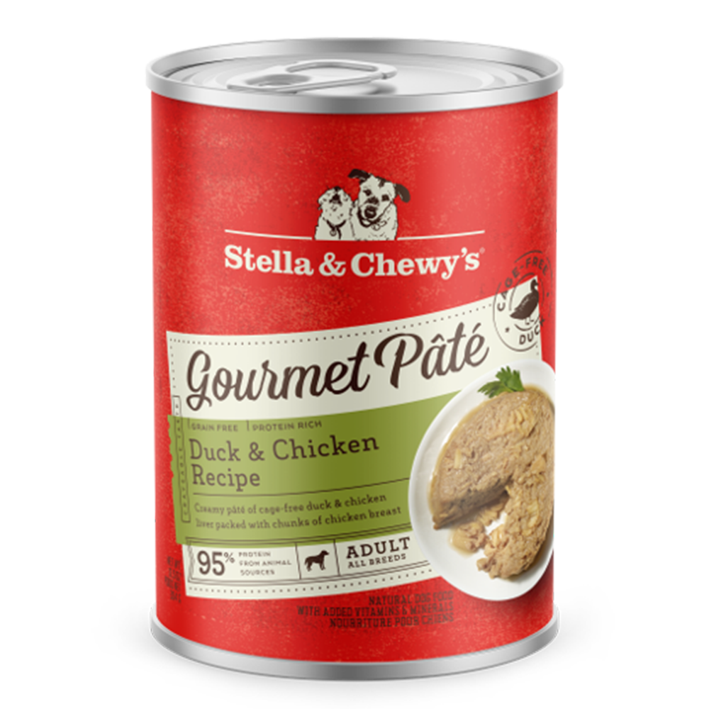 Stella & Chewy's Dog Gourmet Pate Duck & Chicken Recipe 12.5oz
