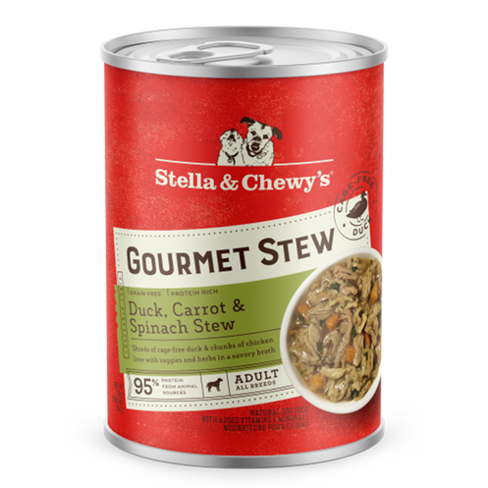 Stella & Chewy's Dog Gourmet Stew Duck, Carrot & Spinach Stew 12.5oz