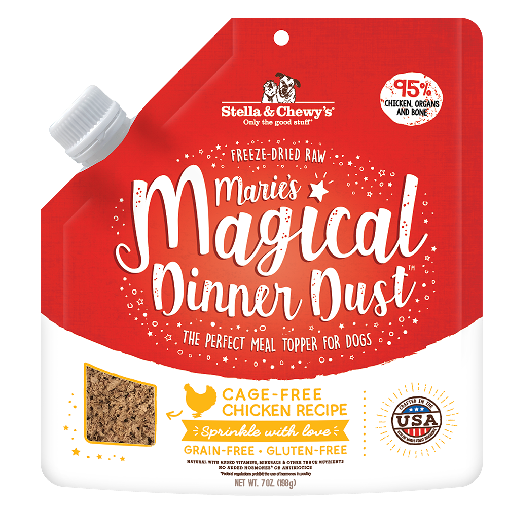 Stella & Chewy's Dog Marie's Magical Dinner Dust - Cage-Free Chicken Recipe 7oz