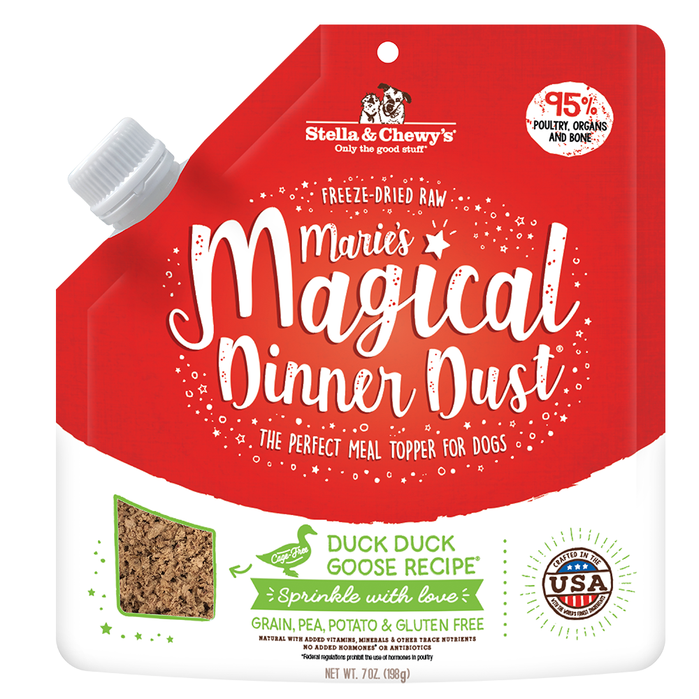 Stella & Chewy's Dog Marie's Magical Dinner Dust - Duck Duck Goose Recipe 7oz