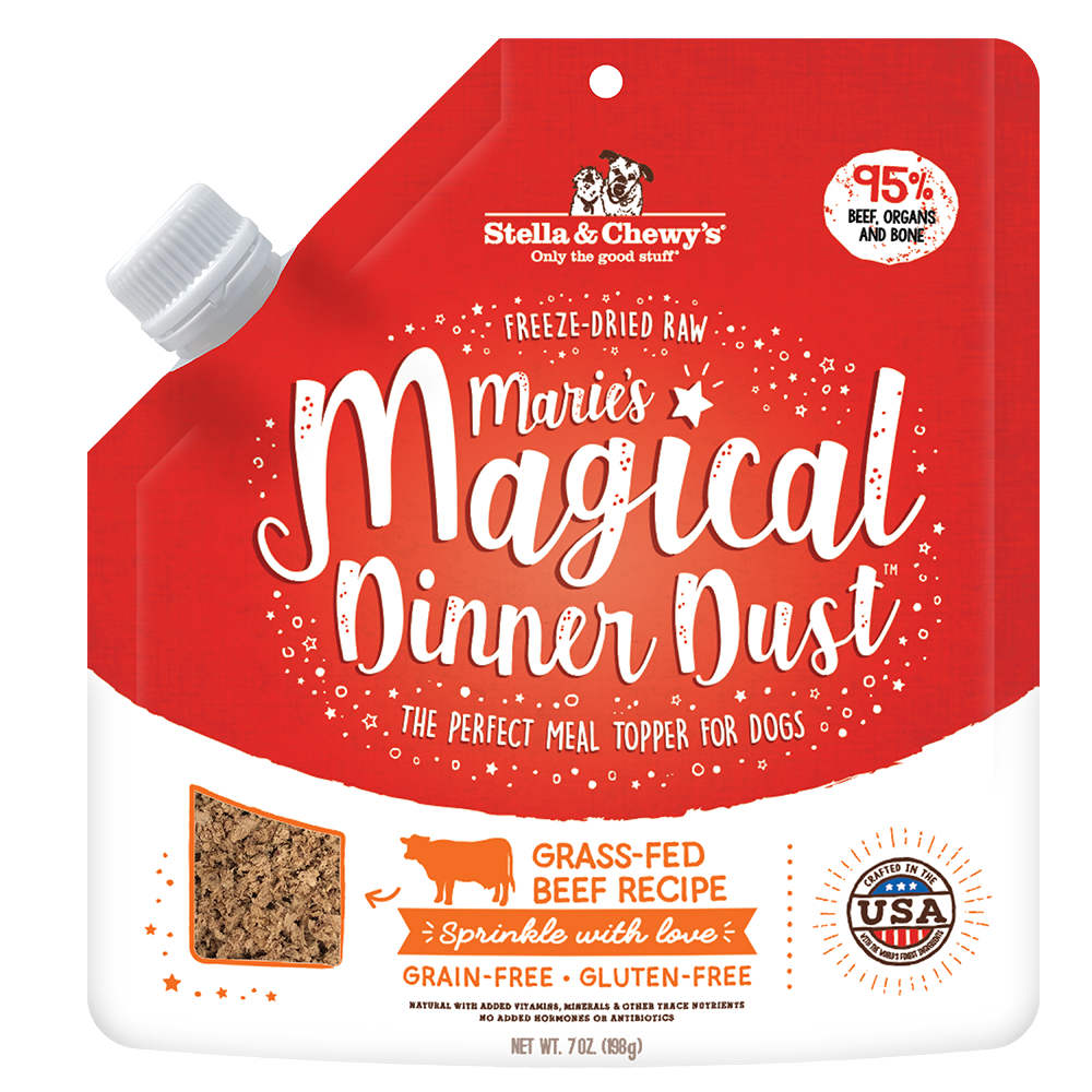 Stella & Chewy's Dog Marie's Magical Dinner Dust - Grass-Fed Beef Recipe 7oz