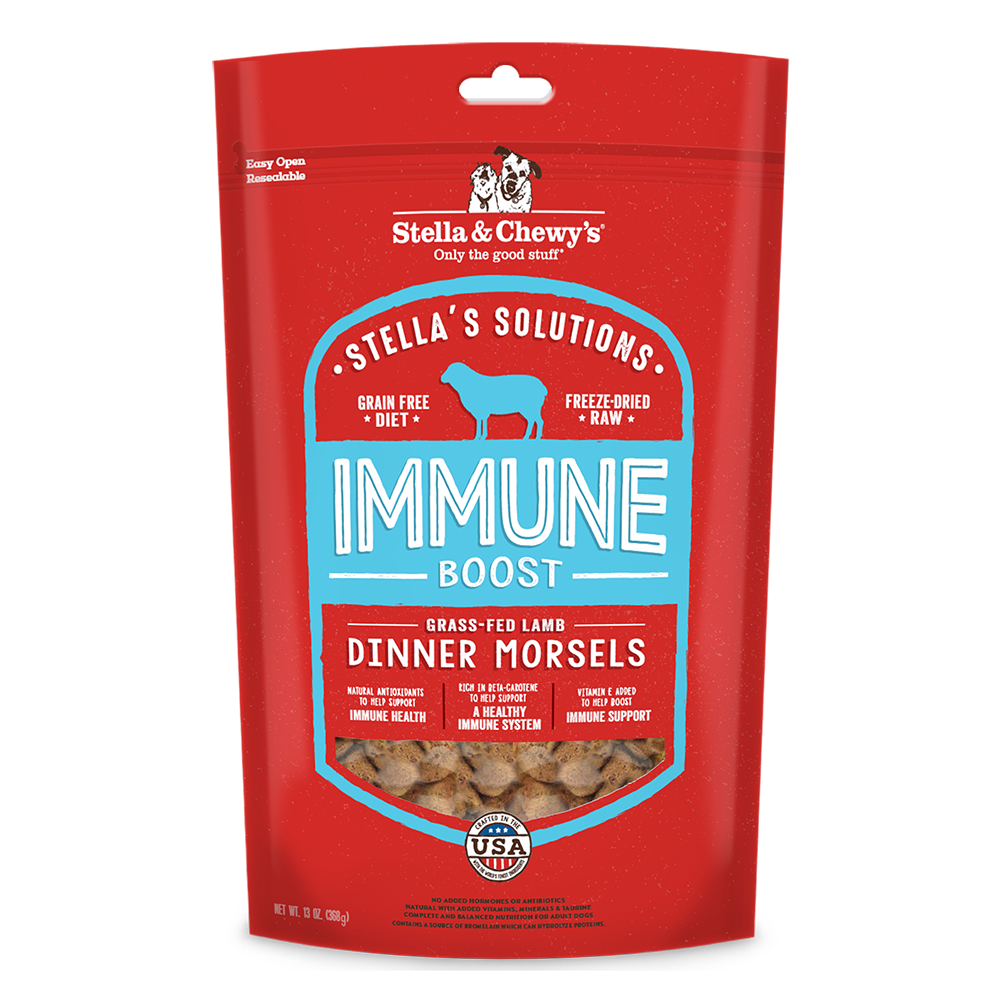 Stella & Chewy's Dog Stella's Solutions Immune Boost - Grass-Fed Lamb 13oz