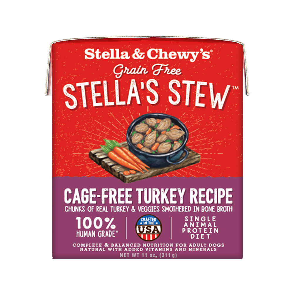 Stella & Chewy's Dog Stella's Stew Cage-Free Turkey 11oz