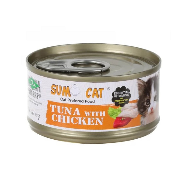 Sumo Cat Tuna with Chicken Canned Food 80g