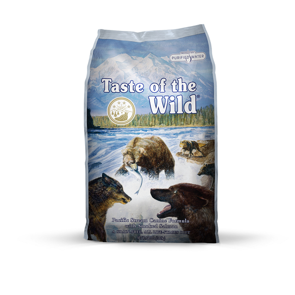 Taste of the Wild Pacific Stream with Smoked Salmon Grain-Free Adult Dry Dog Food 2kg