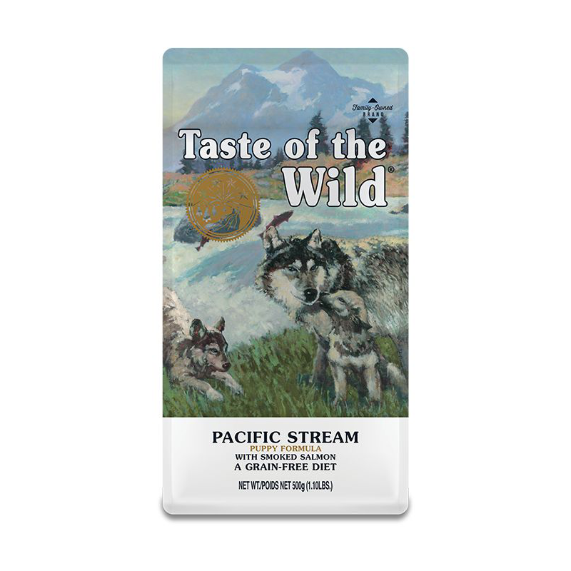 Taste of the Wild Pacific Stream with Smoked Salmon Grain-Free Puppy Dry Dog Food 500g