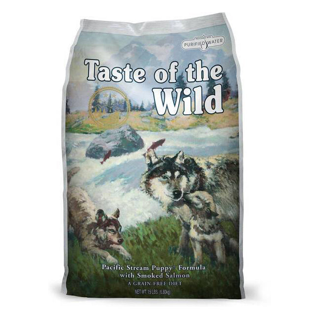 Taste of the Wild Pacific Stream with Smoked Salmon Grain-Free Puppy Dry Dog Food 2kg