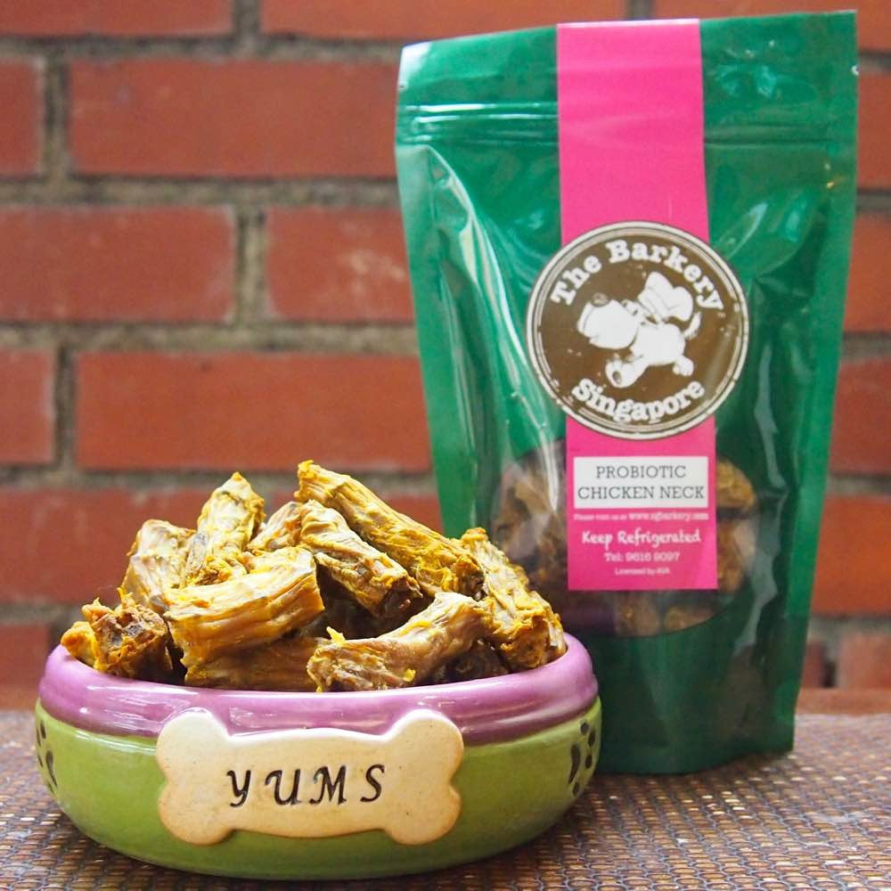 The Barkery Probiotic Chicken Neck 100g