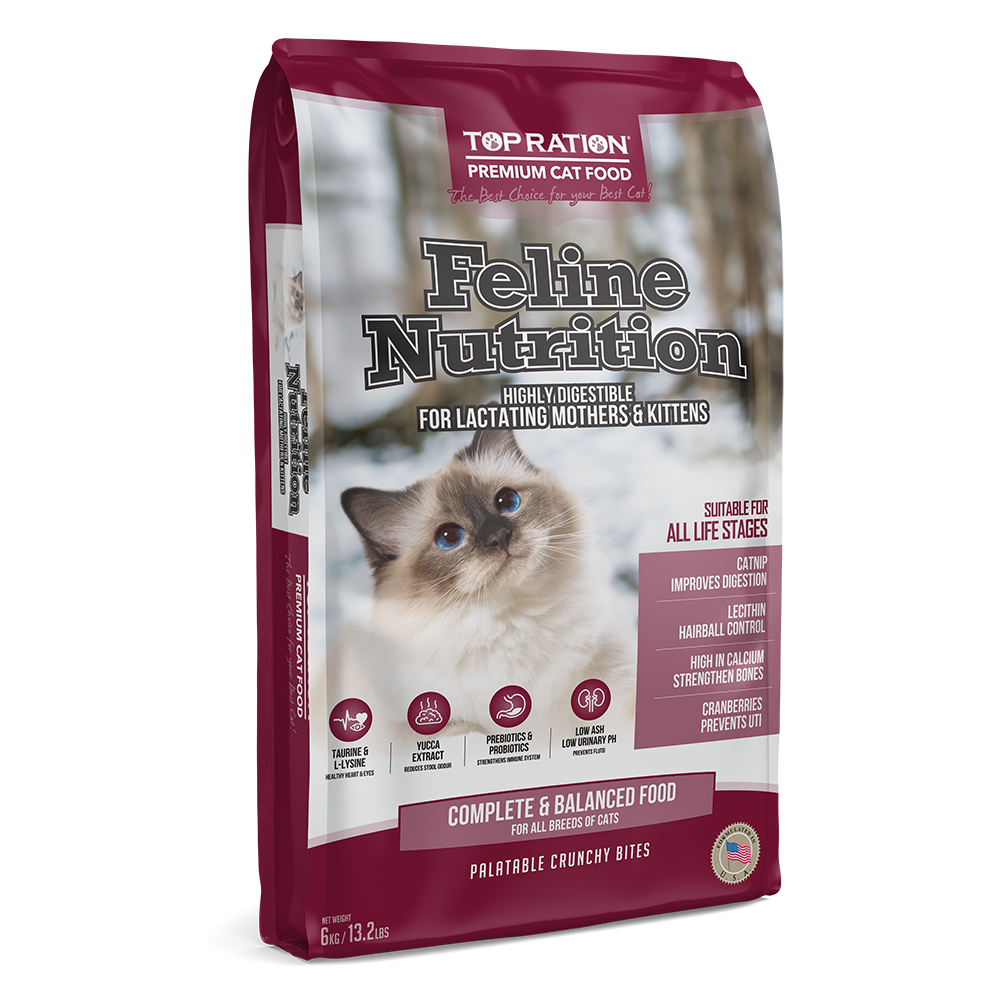 Top Ration Cat Feline Nutrition All Life Stages 6kg