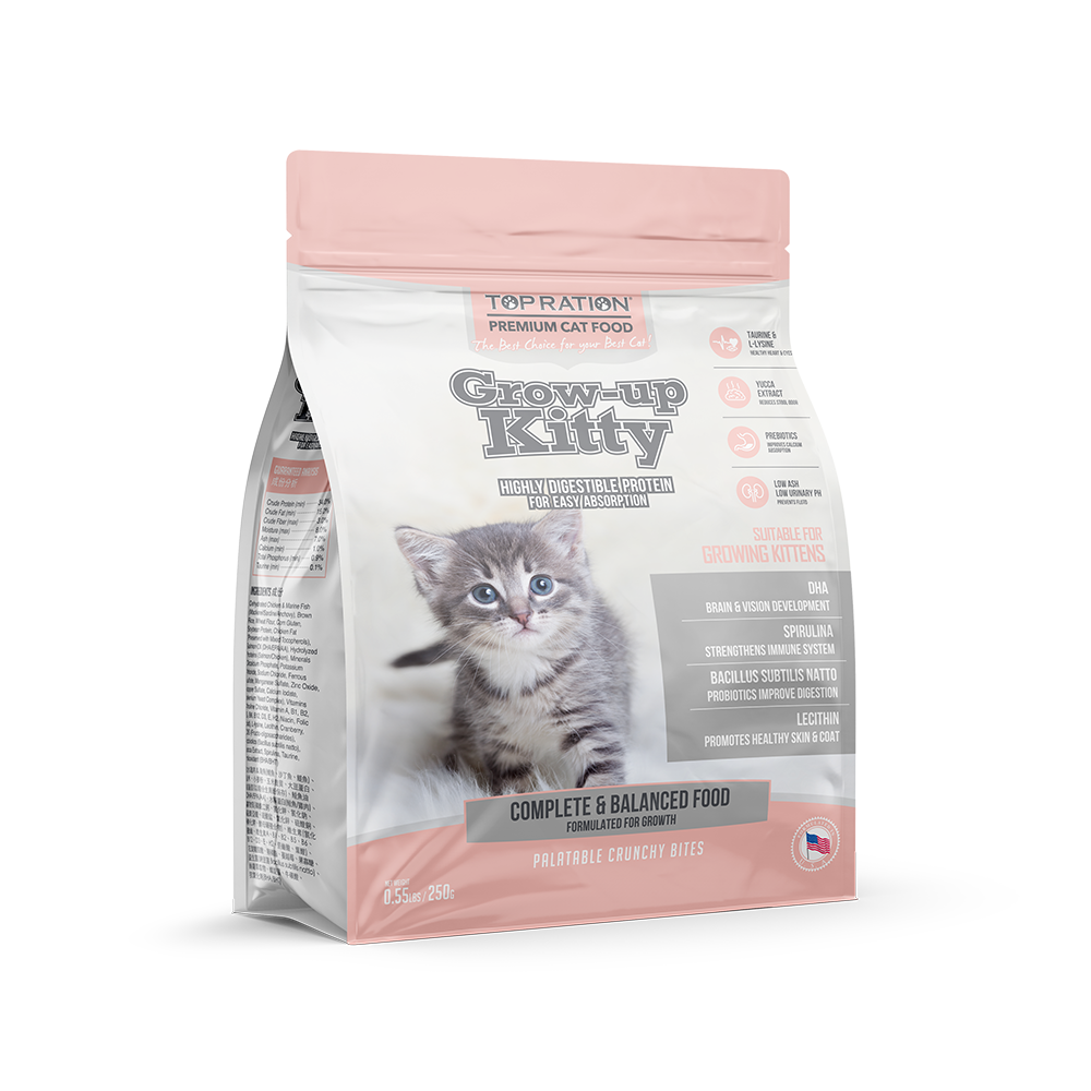 Top Ration Cat Grow-Up Kitty for Kittens 250g