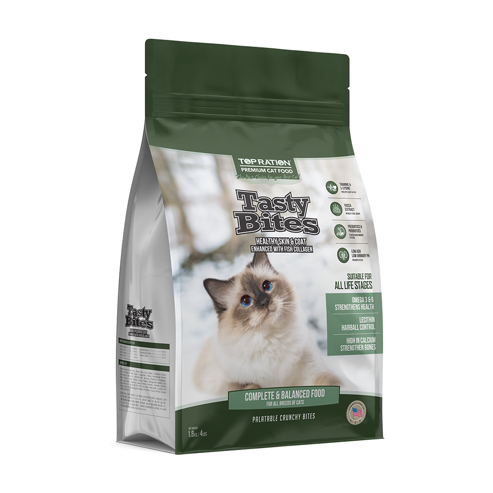 Top Ration Cat Tasty Bites All Life Stages 1.8kg