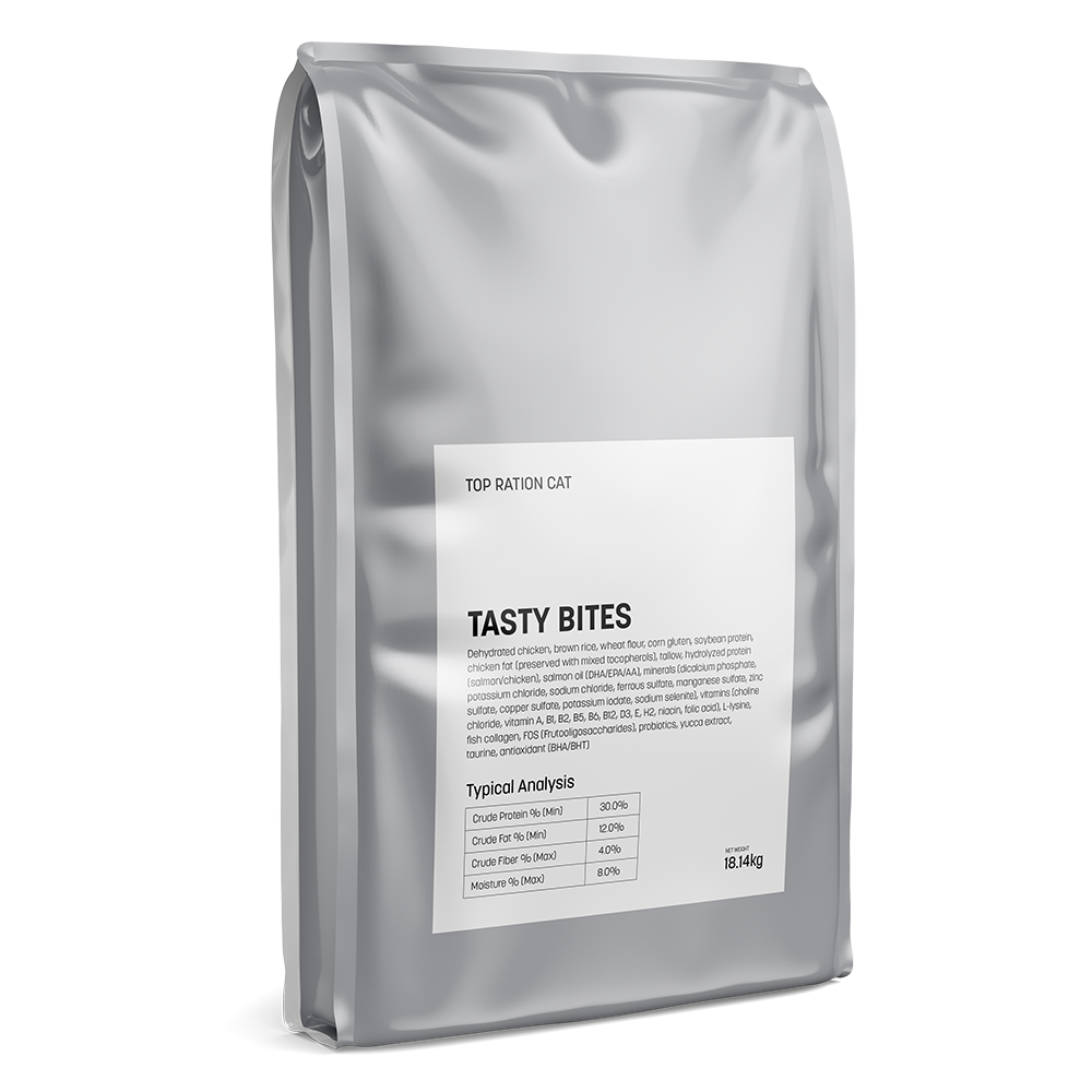 Top Ration Cat Tasty Bites All Life Stages 18.14kg