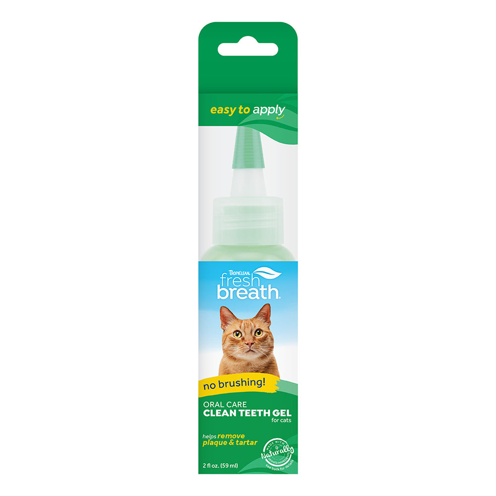 Tropiclean Fresh Breath Oral Care Gel for Cats 2oz